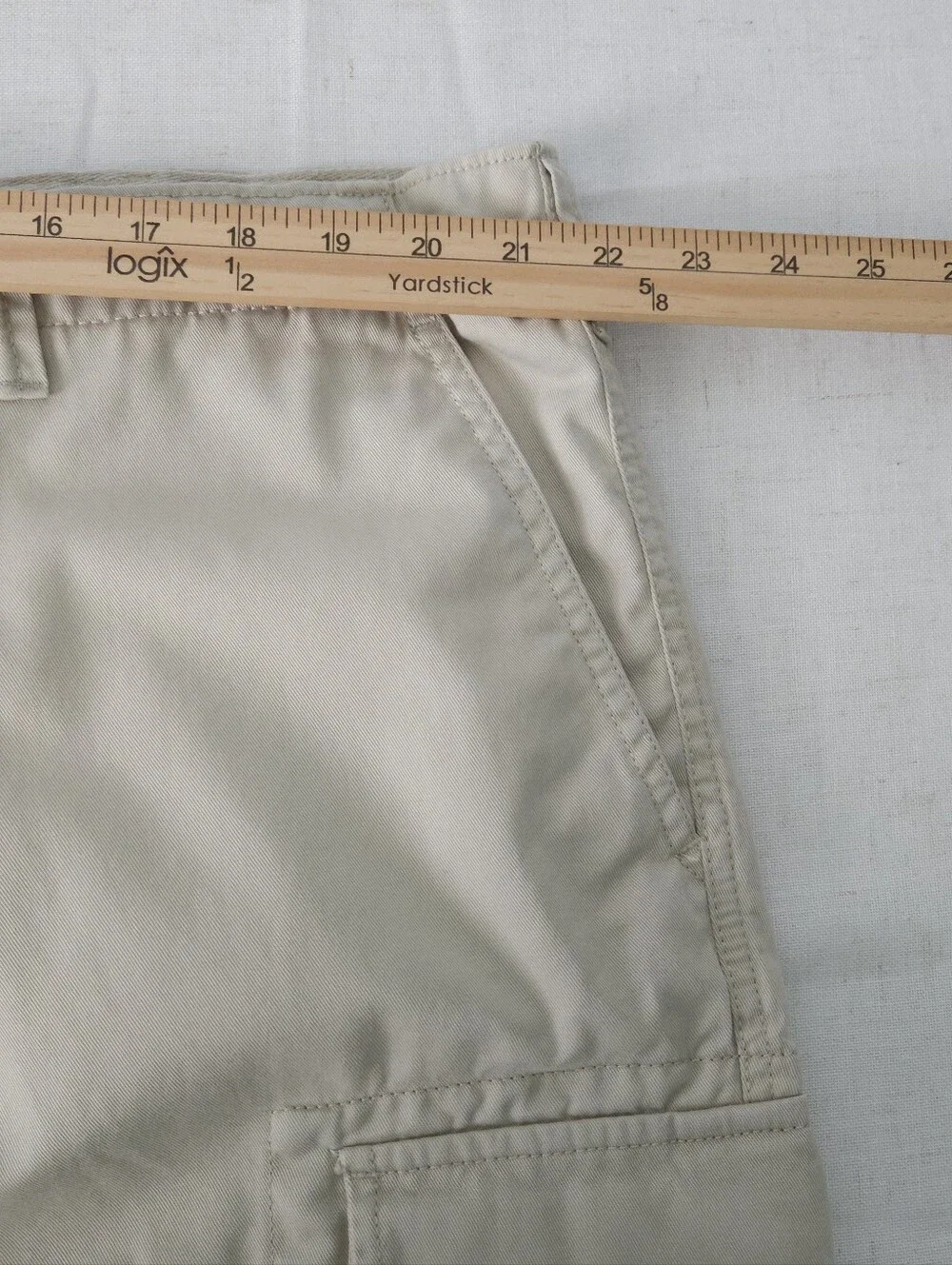 Polo Ralph Lauren Mens 44B Relaxed Fit Cargo Shorts‎ Khaki Tan Cotton Pony Logo